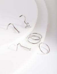 Nose Ring & Stud 6-Pack - link has visual effect only