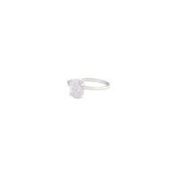 Sterling Silver 3Ct Oval CZ Ring - link has visual effect only