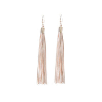 Rose Gold Tassel Chain Earrings - link has visual effect only