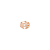 Rose Gold Lace Detail Ring - link has visual effect only