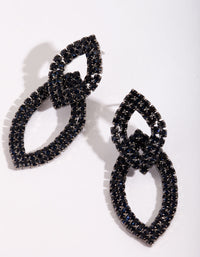 Double Leaf Sapphire Earrings - link has visual effect only