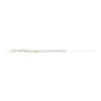 Silver Cup Chain Twist Bracelet - link has visual effect only
