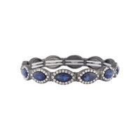 Sapphire Marquise Diamante Stretch Bracelet - link has visual effect only