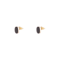 Rose Gold Round Square Stud Earrings - link has visual effect only