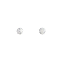 Marble Cracked Ball Stud Earrings - link has visual effect only