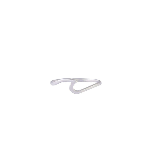 Sterling Silver Thin Wave Ring
