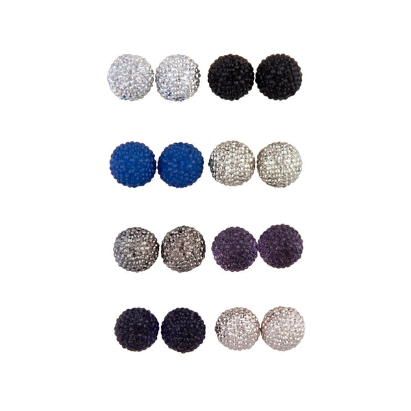Circle Jelly Multicoloured 8-Pack Stud Earring