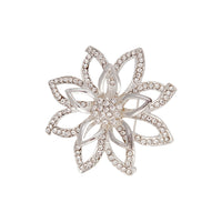Diamante Multi Flower Brooch - link has visual effect only