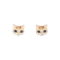 Mini Kitten Stud Earrings - link has visual effect only