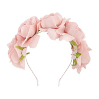 Pink Rose Headband - link has visual effect only