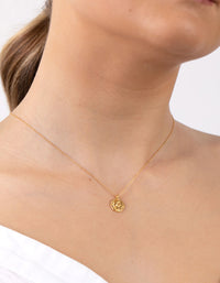 Gold Plated Sterling Silver Ancient Necklace - link has visual effect only