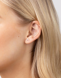 Sterling Silver Stud Earring Pack - link has visual effect only