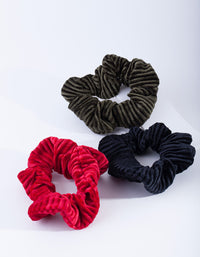 Velvet Cord Scrunchie Pack - link has visual effect only
