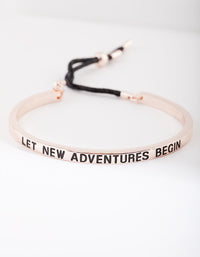 Rose Gold New Adventures Bangle Gift Box - link has visual effect only