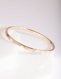 Gold Diamante Classic Bangle - link has visual effect only