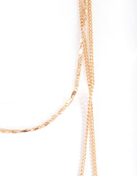 Gold Medallion Multi Layered Necklace - link has visual effect only