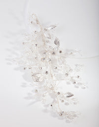 Crystal Flower Drape Hair Piece - link has visual effect only