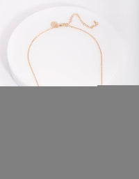 Gold Double Tree Necklace - link has visual effect only