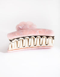 Acrylic Marble Pink Hair Claw - link has visual effect only