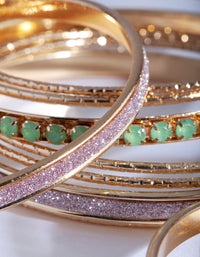 Gold Cupchain & Glitter Bangle 20-Pack - link has visual effect only