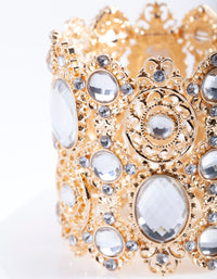 Gold Lace Stretch Bracelet - link has visual effect only