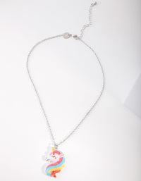 Kids Glitter Unicorn Necklace - link has visual effect only