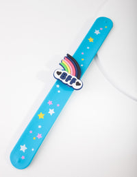 Kids BFF Blue Slap Band - link has visual effect only