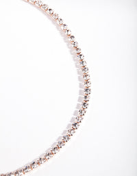 Rose Gold Diamante Choker - link has visual effect only
