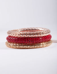 Red Stretch Bracelet Pack - link has visual effect only