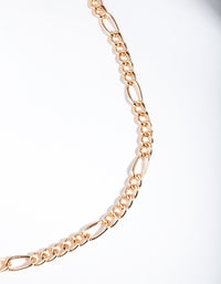 Gold Curb Chain Choker - link has visual effect only