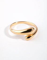 Gold-Plated Sterling Silver Open Ring - link has visual effect only
