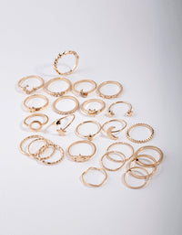 Gold Celestial Ring 24-Pack - link has visual effect only