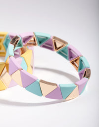 Gold Triangle Metal Bracelet Pack - link has visual effect only