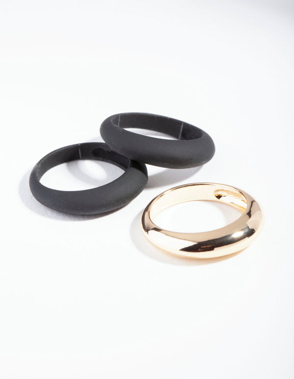 Rounded Metal Ring Pack