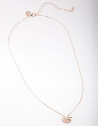Rose Gold Pearl Commet Necklace - link has visual effect only