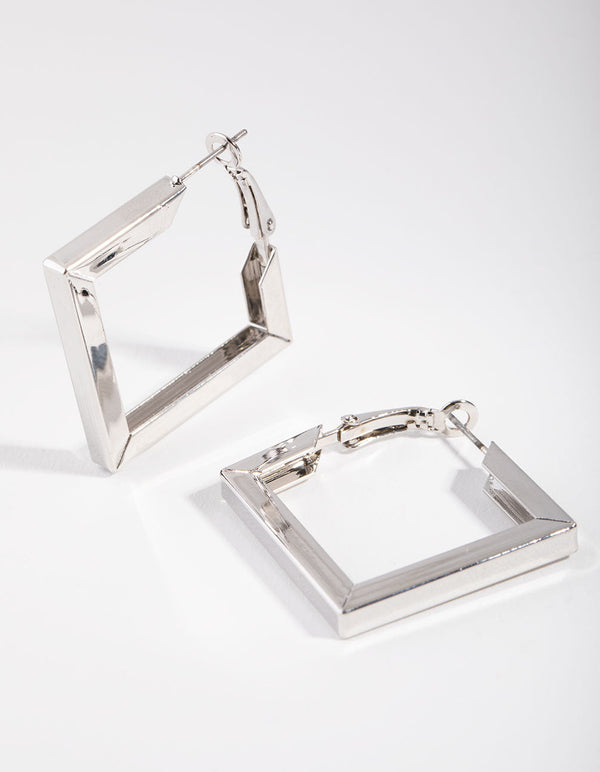 Silver Diamante Earrings