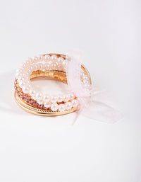 Kids Gold Diamante Mix Bangles - link has visual effect only