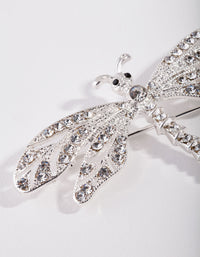 Silver Dragonfly Diamante Broach - link has visual effect only
