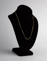 9ct Gold Forzantina Chain Necklace - link has visual effect only