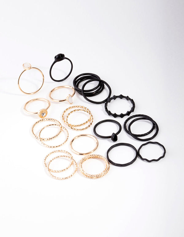 Matte Textured Ring 24-Pack