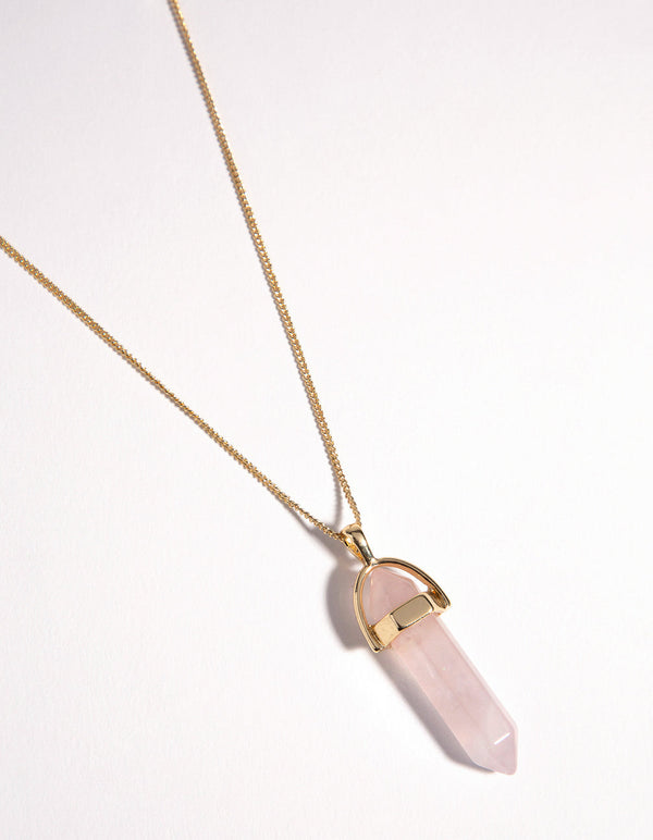 Gold Plated Shard Necklace