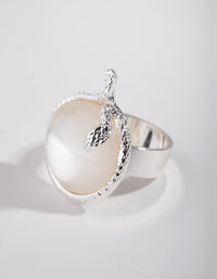 Silver Dome Snake Ring - link has visual effect only