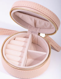 Blush Round Jewellery Box - link has visual effect only