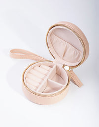 Blush Round Jewellery Box - link has visual effect only