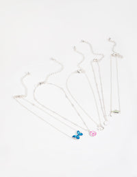 Silver Butterfly Choker 6-Pack - link has visual effect only