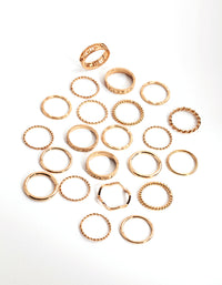 Gold Maze Key Ring 22-Pack - link has visual effect only