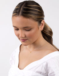Gold Plated Sterling Silver Celestial Charm Necklace - link has visual effect only