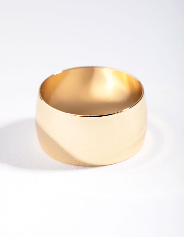 Gold Plated Cigar Ring