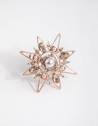 Rose Gold Statement Star Ring - link has visual effect only