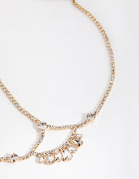 Gold Drape Crystal Headchain - link has visual effect only